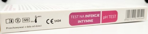 DOMÁCI TEST NA INTÍMNE INFEKCIE VÝSLEDOK TESTU pH 10s