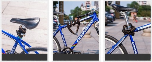 ZAMKNUTIE BICYKLA ZÁMOK REŤAZOVÉHO ZÁMKU KÁBLOVÝ ZÁMOK ZÁMKU MOTORA ZABEZPEČENIE MOTORA
