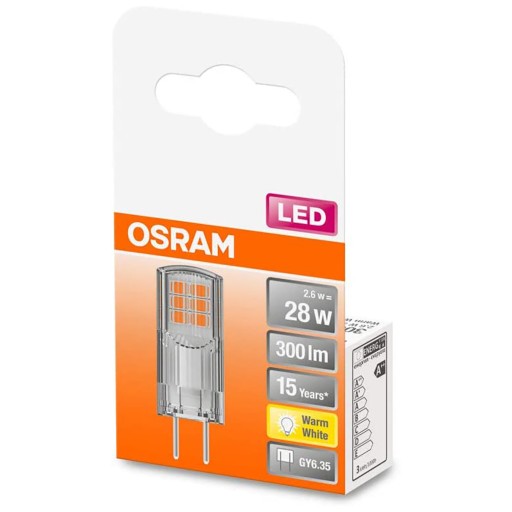 LED CAPSULE žiarovka GY6,35 2,6W = 28W 12V OSRAM