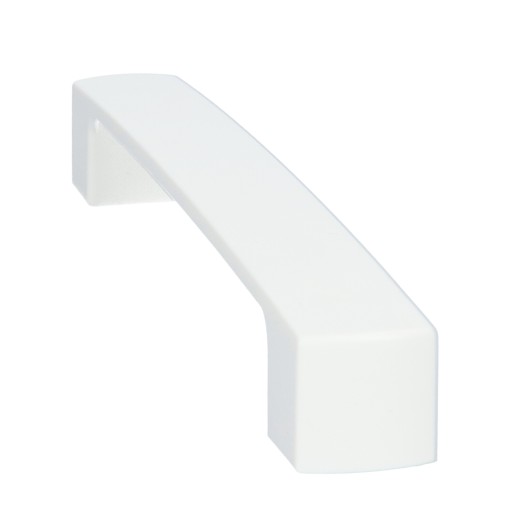 Biela nábytková kľučka 160 mm montážne skrutky DCL L-181