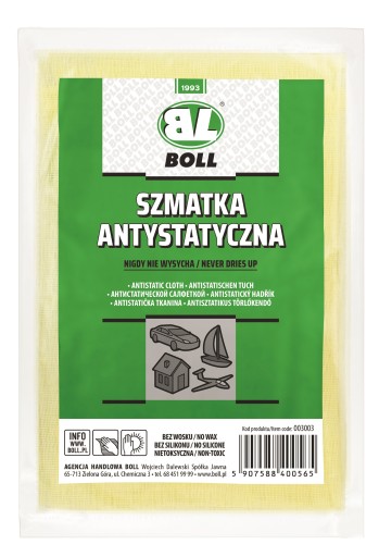 BOLL Antistatická utierka 80x50cm - odstraňuje prach