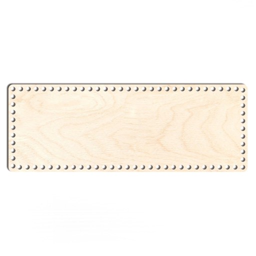 drevený základný košík dno 19x52cm obdĺžniková preglejka