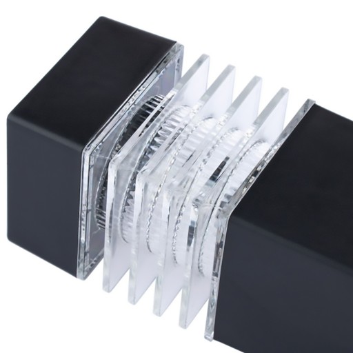 SOLAR LED záhradné svietidlo Black MARTIN