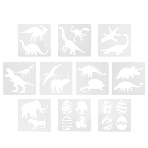 10 PREDLOŽEN NA MALIARSKY - MOTÍV DINOSAUR - PRE DETI A DOSPELÝCH