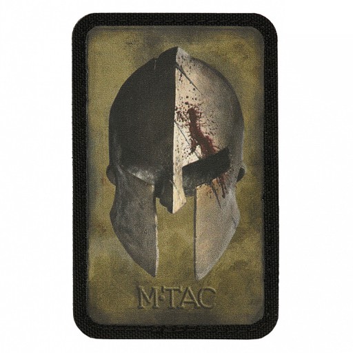 Nášivka na prilbu SPARTAN suchý zips M-Tac zelená/čierna