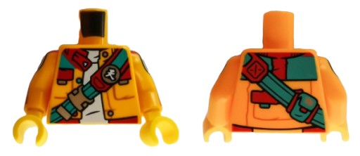 Figúrka mk065 LEGO MONKIE KID potápača s plutvami