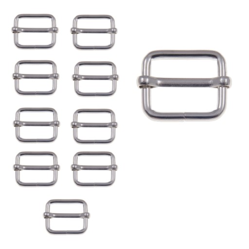 KOVOVÝ REGULÁTOR 20 mm STRIEBORNÝ (10 ks)