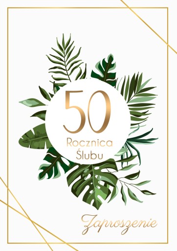 POZVÁNKA NA VÝROČIE SVADBY - Palm Wedding