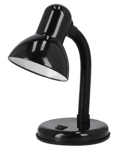 Stolná LED lampa na čítanie E27, nastaviteľný vypínač, kábel