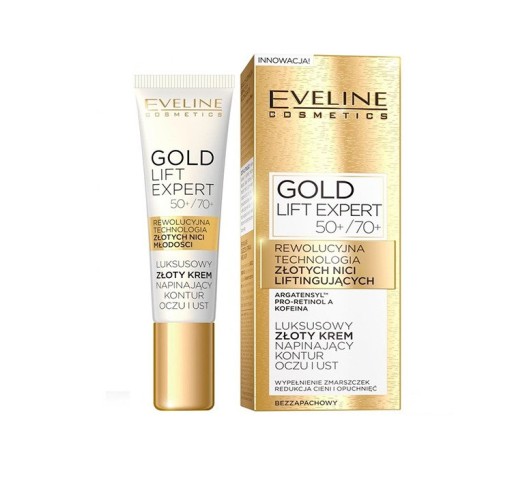 Očný krém Eveline Gold Revita Expert 50+/70+
