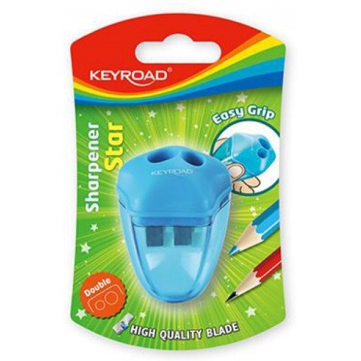BRÚŠKA KEYROAD STAR, PLASTOVÁ, DVOJNÁSOBNÁ, BLISTER, MIX FARIEB