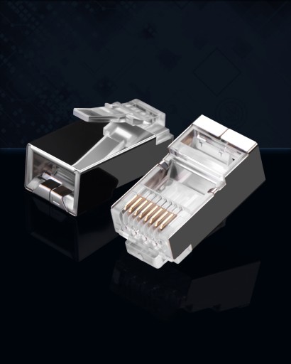 Kovová zástrčka RJ45 UGREEN 8P/8C Cat.6 UTP 10ks
