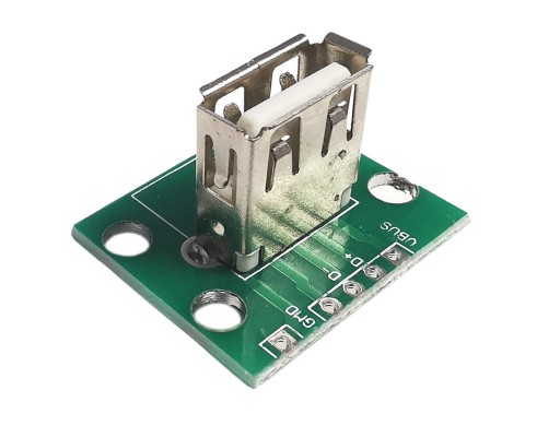 VERTIKÁLNA ZÁSUVKA USB A PRE PROTOTYPOVÁ DOSKA