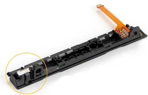 NABÍJACIA ZÁSUVKA ĽAVÝ SPÍNAČ JOY-CON NS