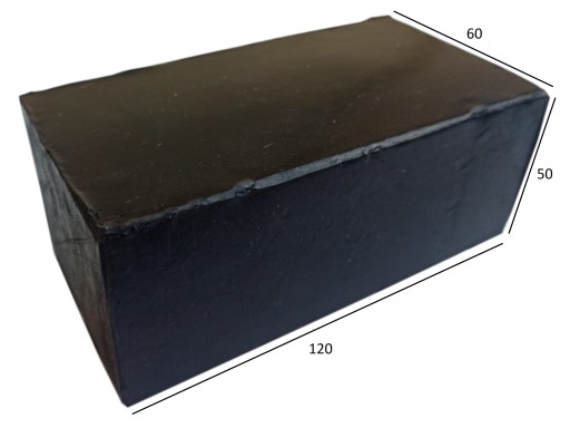 GUMA BLOK CUBE GUMOVÁ PODLOŽKA NA ZDVÍHANIE 120x60x50