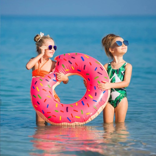 NAFUKOVACÍ KOLESOVÝ VODNÝ BOD PRE DETI, DOSPELÝCH, DONUT MATRAC