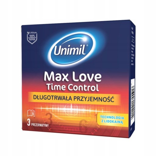 Unimil Time Control kondómy 3 kusy