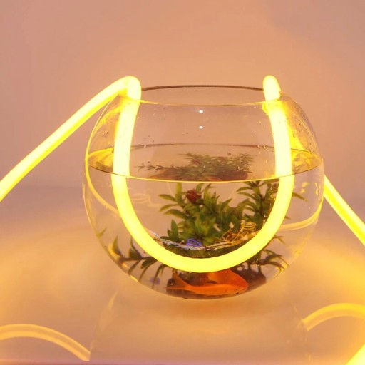 NEON flex LED pás IP68 230V 8x16mm 8W teplý 1m