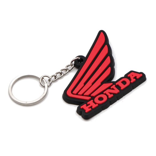 Kľúčenka HONDA WING Motorcycle Motor s gumeným príveskom