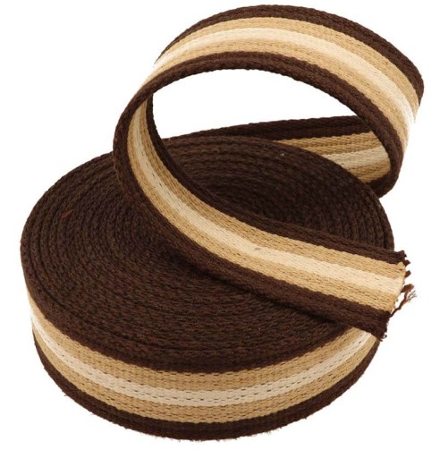 Popruh 40mm Bavlna, farba: čierna