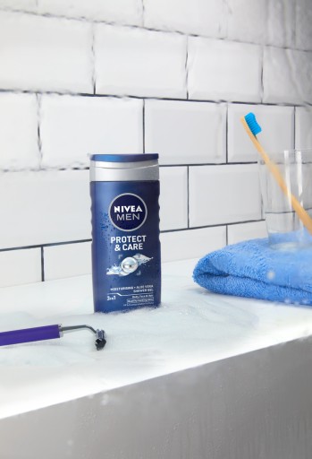NIVEA PROTECT CARE Pánsky sprchový gél Čistiaca čistiaca tekutina 250 ml