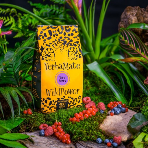 YERBA MATE WILD POWER VERY BERRY LESNÉ OVOCIE MALINA RÍBEZLE 200G
