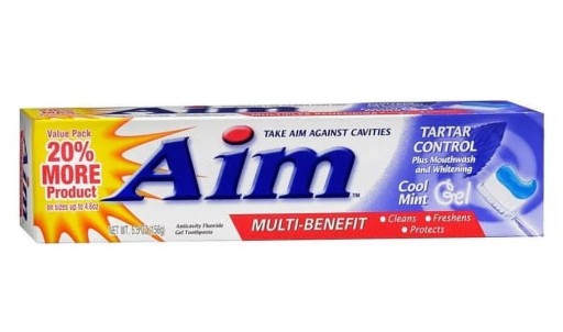 Tartar Control Aim gélová zubná pasta s mätou proti kazu 156 g