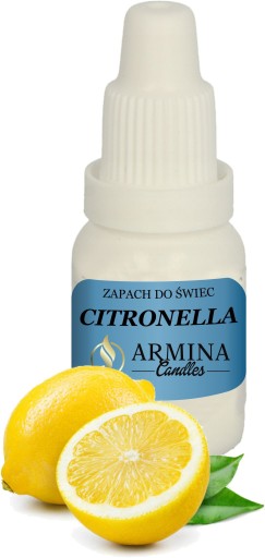 CITRONELLA PARAFÍNOVÝ VOSK PROTI KOMÁROV VÔŇA NA SVIEČKY 10ml