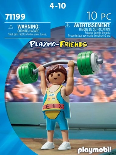 Playmobil - 71199 - Posilňovač pre postavu Vzpierač Športovec Strongman