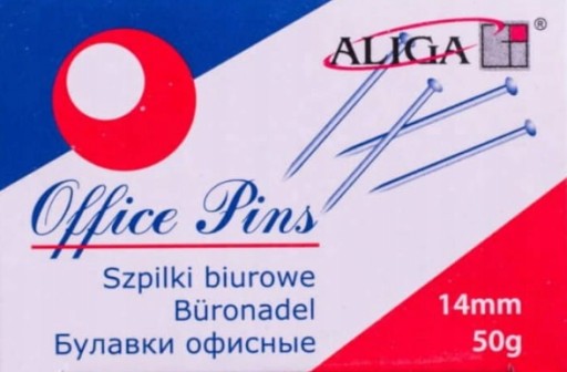 Špendlíky 14 mm 50g kovové krátke Aliga