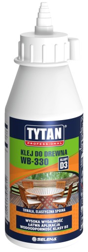 D3 WB-330 Tytan Profesionálne lepidlo na drevo 200g Rýchloschnúce Vodotesné