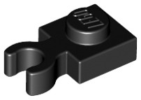 LEGO 4085d Tanier 1x1 čierny (6g) 16 ks