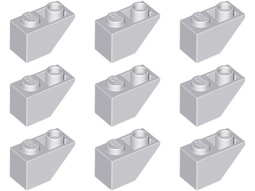 LEGO 3665 SKOS 2x1 svetlosivá (10g) 9 ks.