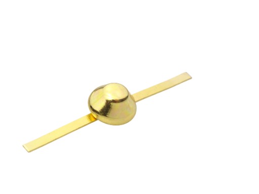 Pukle nožičky, kuforové nožičky, 9 mm, zlaté, 10 kusov