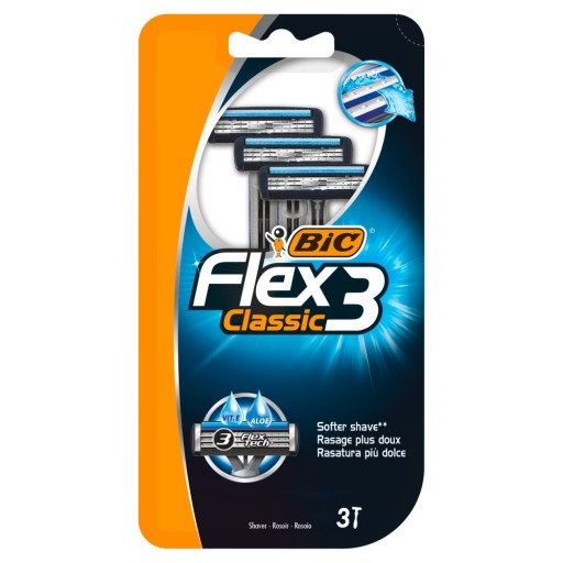 SHAVERS BIC 3 FLEX CLASSIC SHARVER 3 ks. 3 ČEPELE