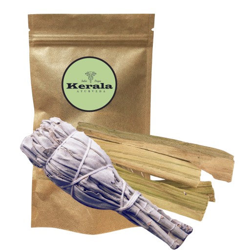 BIELE ŠALVI BUNDLE + PALO SANTO 25G - KERALA