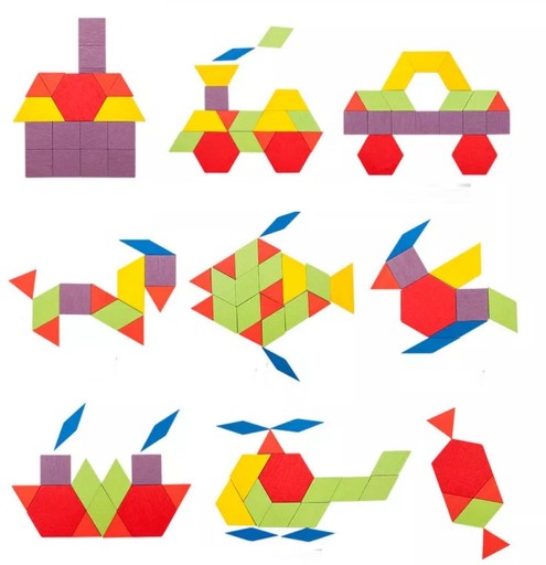 DREVENÁ HRA MONTESSORI PUZZLE 180 dielikov