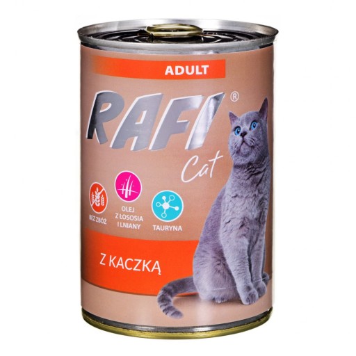 RAFI Cat Grain Free s kačicou 400g