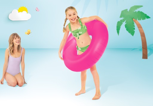 INTEX KOLESOVÝ PRUH NA NAFUKOVANIE NA VODU 91CM