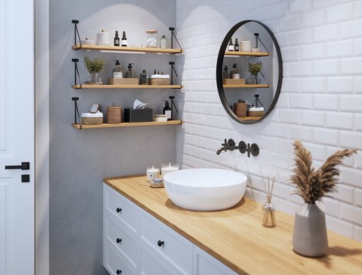 Support LOFT policové držiaky BAR Wall 209x166 izba obývačka kuchyňa GTV