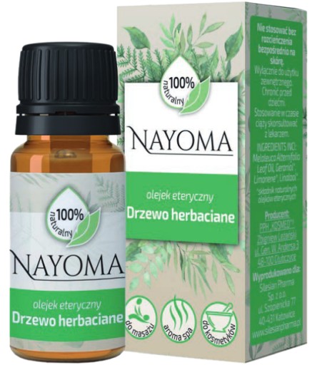 Esenciálny olej z čajovníka Nayoma 10 ml