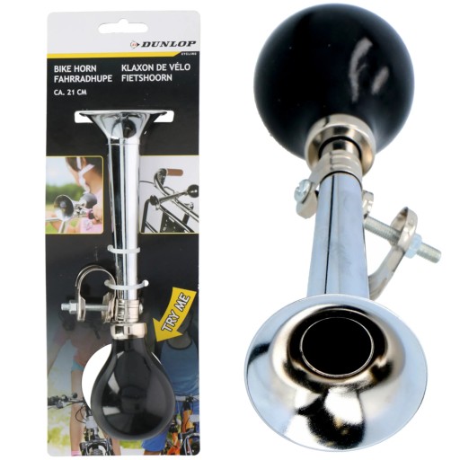 Cyklotrúbka hlasný zvonček na bicykel DUNLOP 21cm