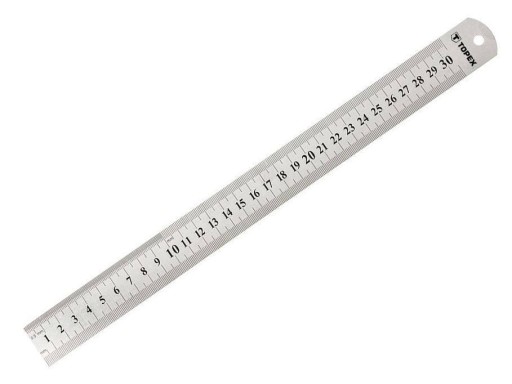 Lineárne pravítko Topex, 30 cm, nerez