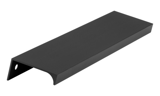Okrajová rukoväť aplikovaná vpredu, matná čierna - 160/180 mm UA06 AMIX