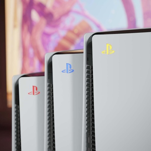 SADA 12 NÁLEPEK S DEKORATÍVNYM LOGOM NÁLEPKY NA KONZOLU PS5 PLAYSTATION 5
