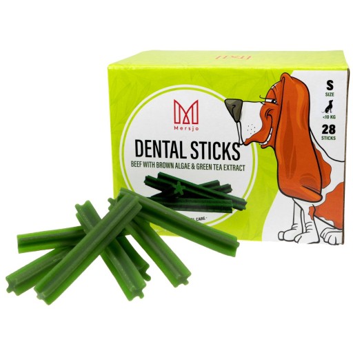 DENTÁLNY POKLAD PRE PSOV DENTÁLNA SNACK - HOVÄDZIE S 28 ks