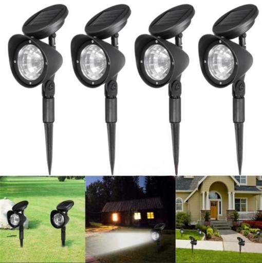 SOLAR záhradné svietidlo REFLECTOR 3 vstavané LED