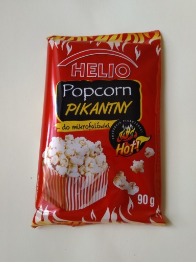 Helio Spicy Popcorn do mikrovlnky 90 g