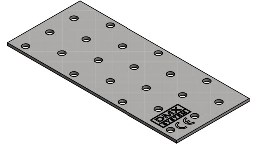 PERFOROVANÝ PLACHT PLOCHÁ TYČ TESNENIE PLOCHÝ PLACH PLOCHÝ PLACHT 40x80x2,0 MM