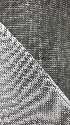 Pletená vložka do oblečenia, šírka 90 cm, ČIERNA